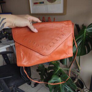 🔥 Vintage Orange Envelope Shoulder Bag 🔥